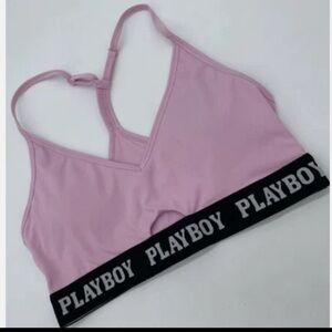 PLAYBOY Light Pink Bralette New Without Tags Womens large
